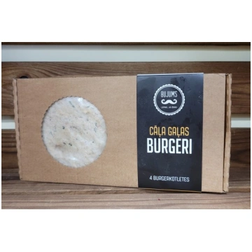 Brieža gaļas burgeri( 4gb burgerkotletes), saldēti