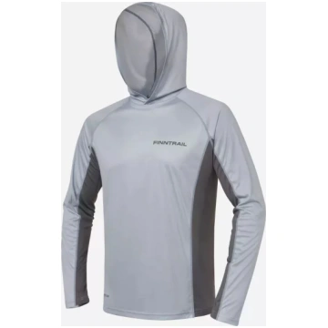 UPF 50 Krekls FINNTRAIL WAVE BIG LOGO 6614 GREY