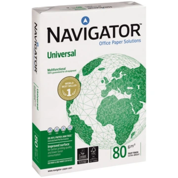 Biroja papīrs Navigator Universal, A4, 80g/m2, 500