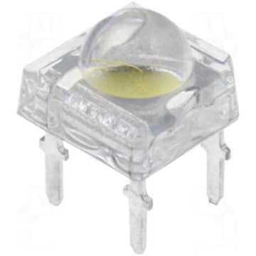 LED Super Flux | 7.6x7.6mm | white warm | 16lm | 1