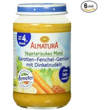 Alnatura Demeter bioloģiskie burkānu un fenheļa dā