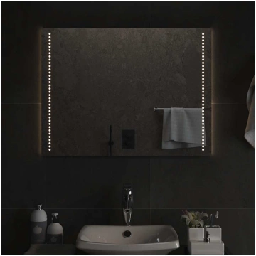 Vannasistabas spogulis ar led, 80x60 cm