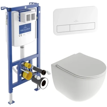 Komplekts Ravak Chrome AquaSpin + Villeroy&Boch Vi