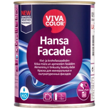 Fasādes krāsa Vivacolor Hansa Facade LA 0.9L