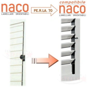 Comando orientabile a 28 lamelle compatibile Naco 