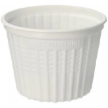 Zupas bļodas To Go, vienreizl., PP, balts, D11,5 c
