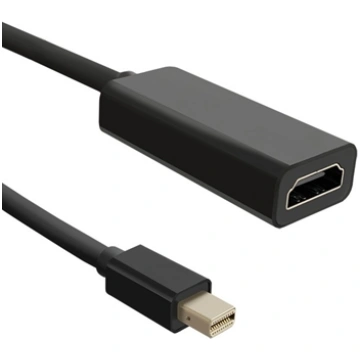 Adapter AV Qoltec DisplayPort Mini - HDMI czarny (