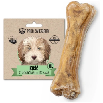 PAKA ZWIERZAKA kauls ar strausu XL 17 cm