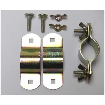 Double pipe clamp 28+32 loose