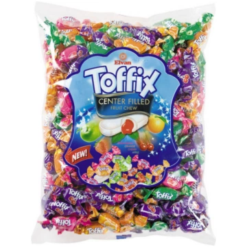 Elvan mīkstās pildītās konfektes Toffix 1kg 869302