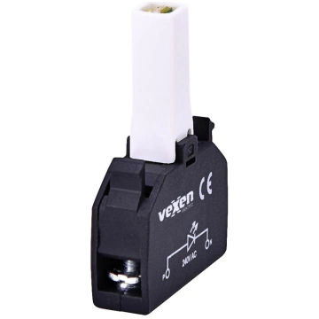 PBI-024C-R led bloks 24v ac/dc - sarkans VEXEN ele