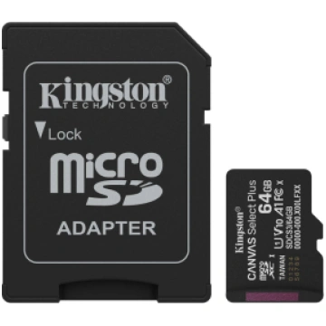 Atmiņas karte Kingston MicroSDXC 64GB Canvas Selec