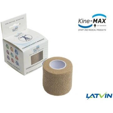 KINE-MAX pašlīpošs elastīgais pārsējs 5 cm x 4.5 m