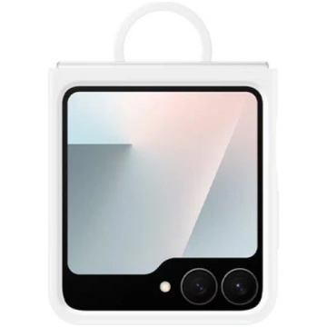 SAMSUNG Silicone Case with Ring White, for Galaxy 