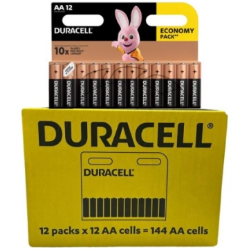 Duracell baterijas AA/MN1500 12 x 12gab