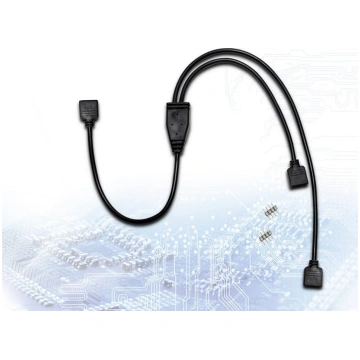 Kabelis Inter-tech Inter-tech Rgb Verteiler 2-fach