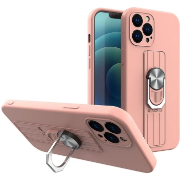 Ring Case silicone case with finger grip and stand