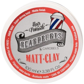 Beardburys Matēts matu māls vīriešiem, īpaši notur
