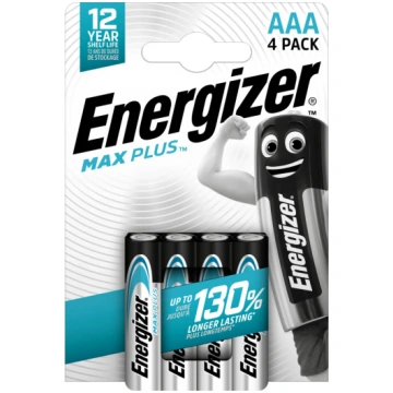 Baterijas Energizer Max Plus Alkaline AAA, LR03, 4
