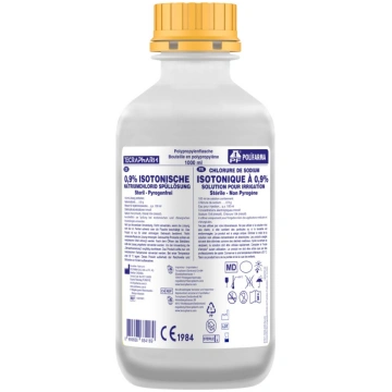 Izotonisks 0,9% NaCl irigācijas šķīdums, 1000ml