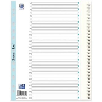 Elba Register Elba Strong-Line® A4+ hvid 1-31 PP