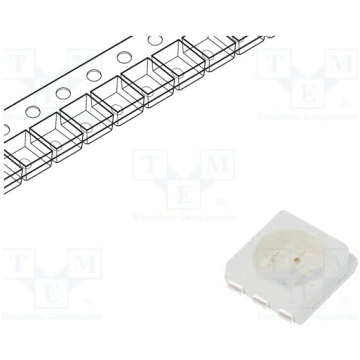 LED; RGB; SMD; PLCC6; 1.8÷2.4/2.8÷3.6/2.8÷3.6VDC; 