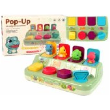 LEAN Toys Animal Dinosaurs Toddler Pop-up Dexterit