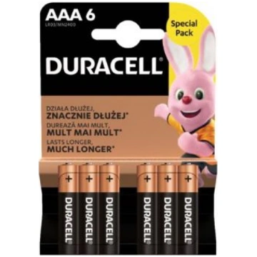 Duracell AAA / R03 battery 6 pcs. ( 5000394152526 