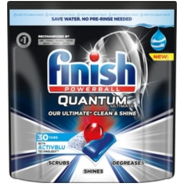Trauku mašīnu tabletes Finish Quantum Ultimate, Re