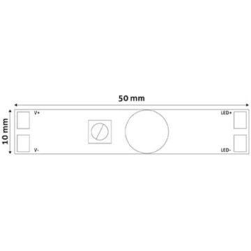 LED Lentes mini kontrolieris ar kustības sensoru 1