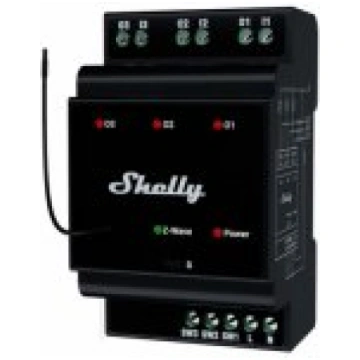 Shelly Qubino Wave Pro 3 3x16A Black aksesuārs WAV