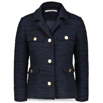 Giacchina donna in tweed Jewel Blue - 42