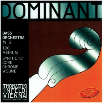 Double bass strings Dominant nylon core D x String