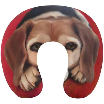 Ceļojuma spilvens, Beagle suņa kakla spilvens ceļo