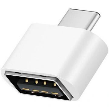 Adapteris OTG Type C to USB A HOST white Nav norād