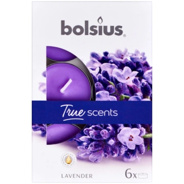 Tejas sveces Bolsius lavanda 6gab. 647319 ( 871784