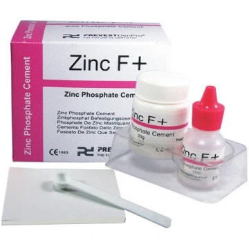 Zinc F+ cinka fosfāta cements