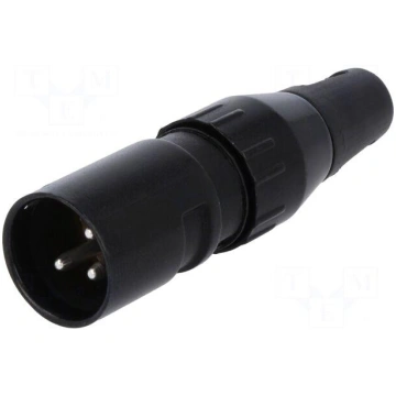 Plug | XLR | male | PIN: 3 | straight | for cable 