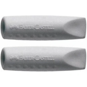 Faber-Castell Grip dzēšgumija, pelēka, 2 gab