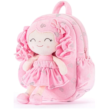 Gloveleya 11-inch Toddler Girl Backpack Plush Kind