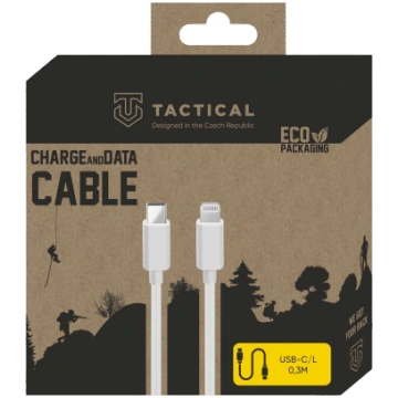 Tactical Smooth Thread USB-C/Lightning Cable, 0.3m