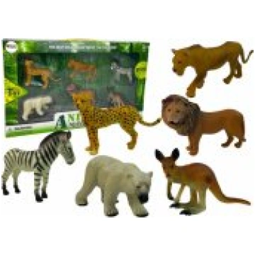 LEAN Toys Africa Wildlife Figurine Set Kangaroo Ze