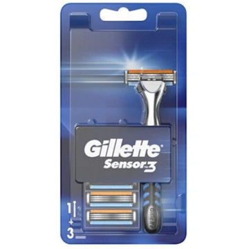 Gillette Sensor3 skuveklis + 3 galviņas