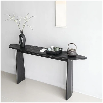 Slim Console Table, Ash Wood, Side Table, Narrow w