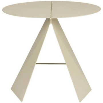 Metāla apaļš sānu galdiņš 45x46 cm Foldy – Zuiver