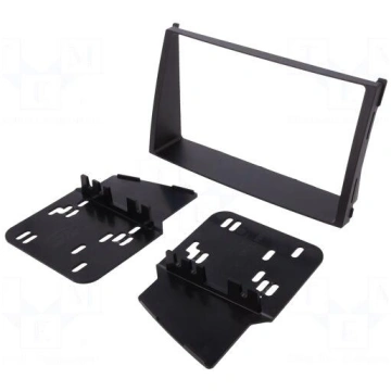 Radio mounting frame | Kia | 2 DIN | black ACV 381