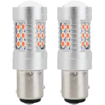 LED CANBUS 3030 24SMD 1157 BAY15D PR21/5W Red 12V/