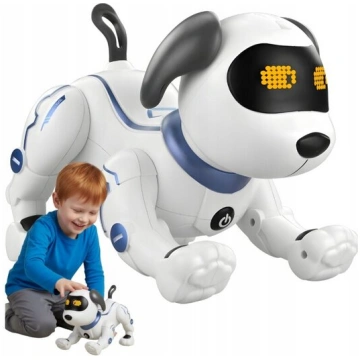 tālvadības robotsuns, baltā krāsā Nav norādīts