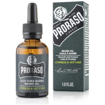PRORASO Bārdas eļļa Cypress & Vetyver, 30ml