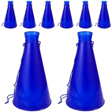 8 gab. daļas megafons plastmasas uzmundrinošais ra